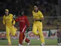Aus trounce Zim by 91 runs Aus trounce Zim by 91 runs