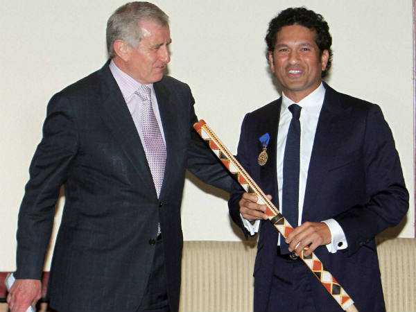 Sachin receives Order of Australia Sachin receives Order of Australia
