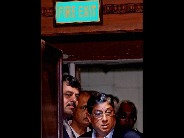 Srinivasan ignores resignation demand Srinivasan ignores resignation demand