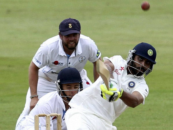Pujara and Binny hit half centuries Pujara and Binny hit half centuries