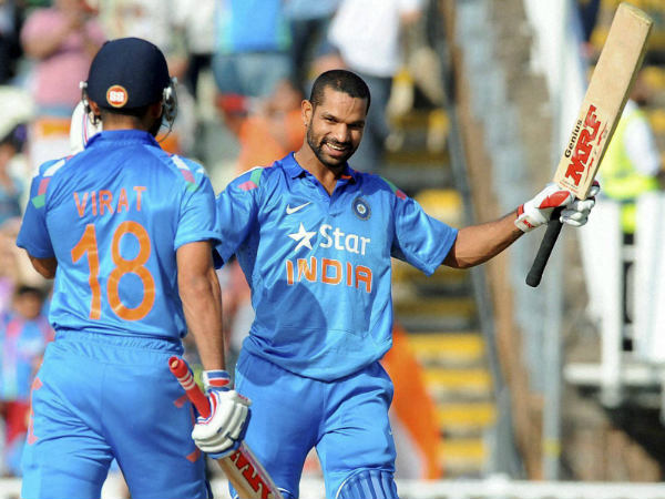 Shikhar Dhawan thanks Shastri 'bhai' Shikhar Dhawan thanks Shastri 'bhai'